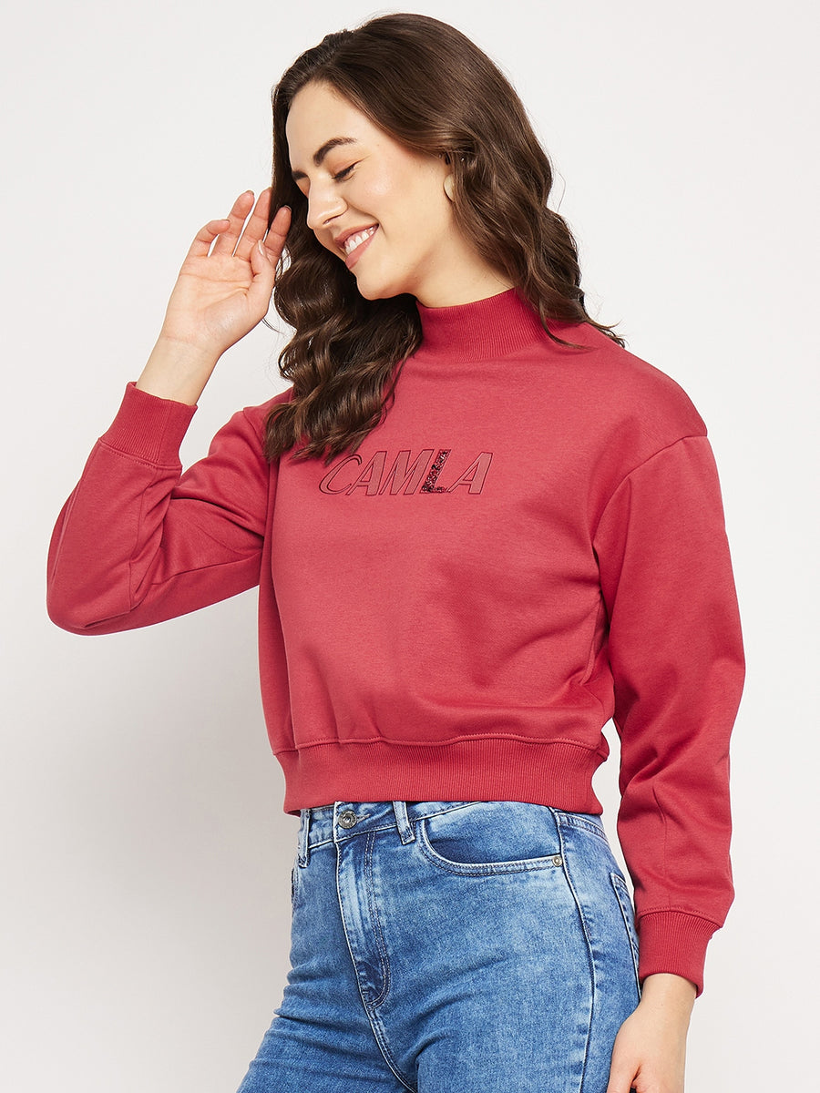 Camla Barcelona D Rust Sweatshirt For Women