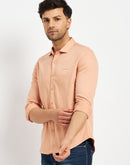 Camla Peach Shirts For Men