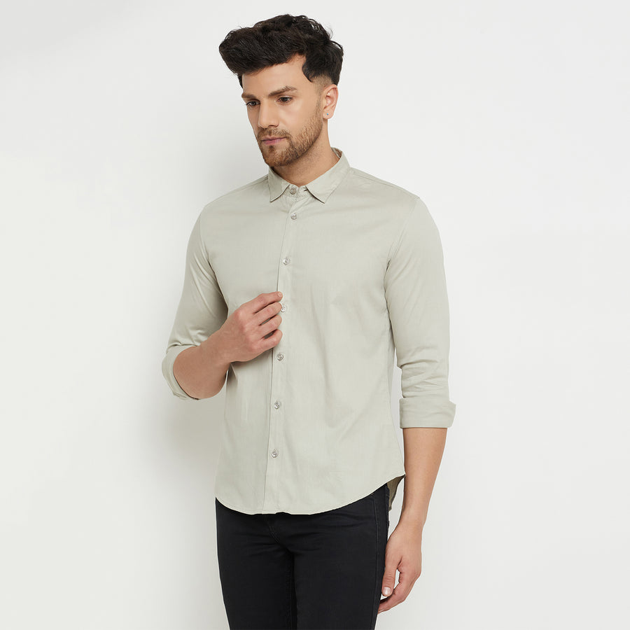 Camla Beige Shirt For Men