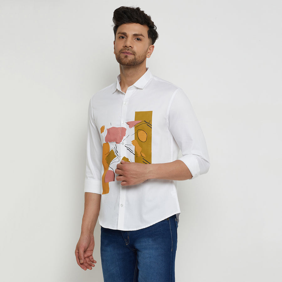 Camla White Shirt For Men