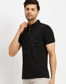 Camla Black T- Shirt For Men
