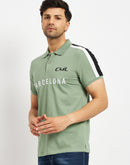 Camla Green T- Shirt For Men