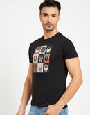 Camla Black T- Shirt For Men