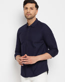 Camla Navy Shirts For Men