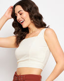 Camla White  Top For Women