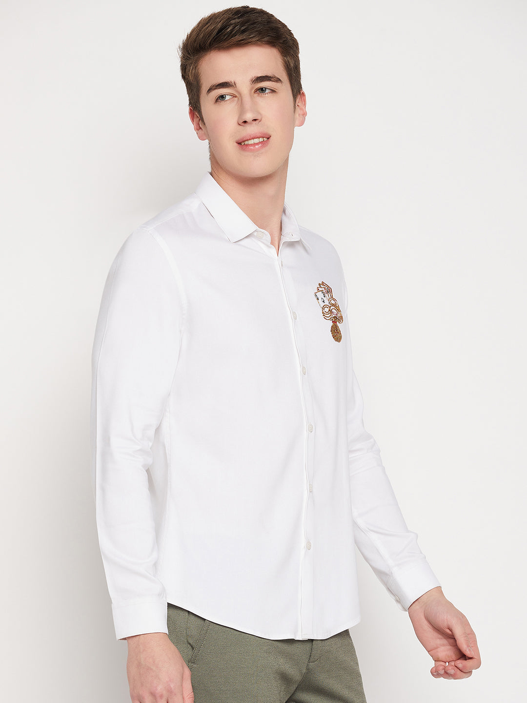 Camla Barcelona White Shirt For Men
