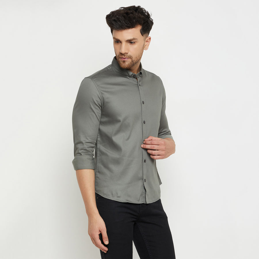 Camla Green Shirt For Men
