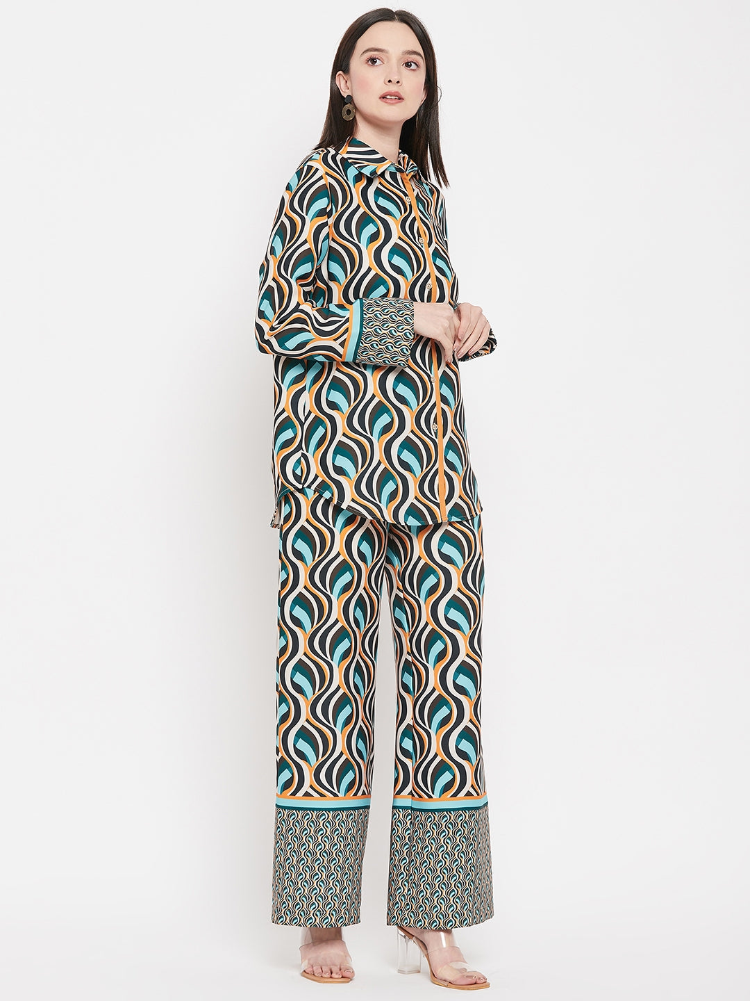 Camla Barcelona Green Ensemble For Women