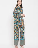 Camla Barcelona Green Ensemble For Women