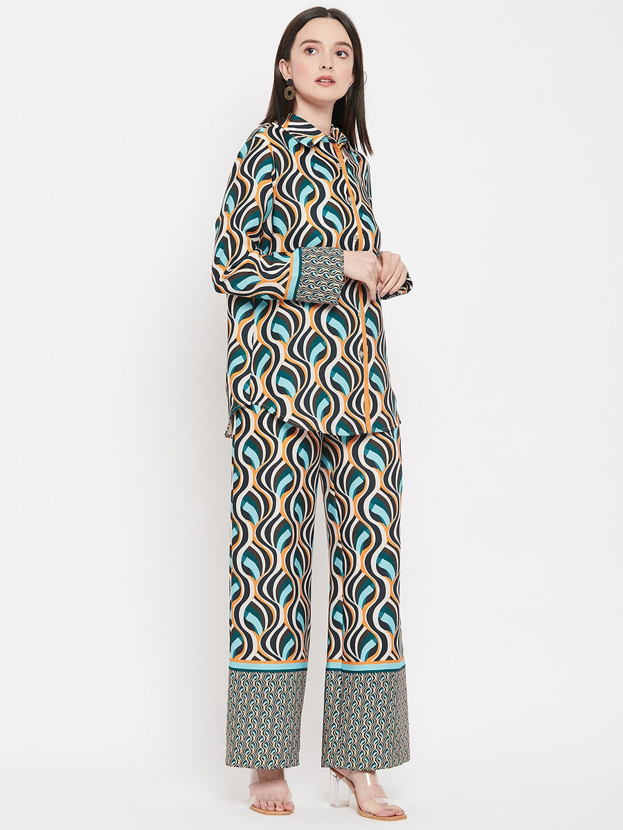 Camla Barcelona Green Ensemble For Women