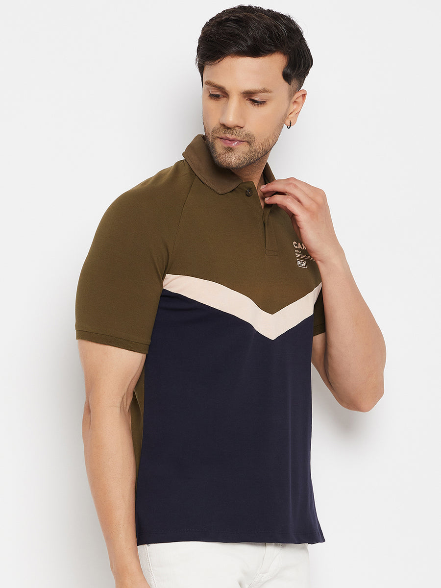 Camla Olive T- Shirt For Men