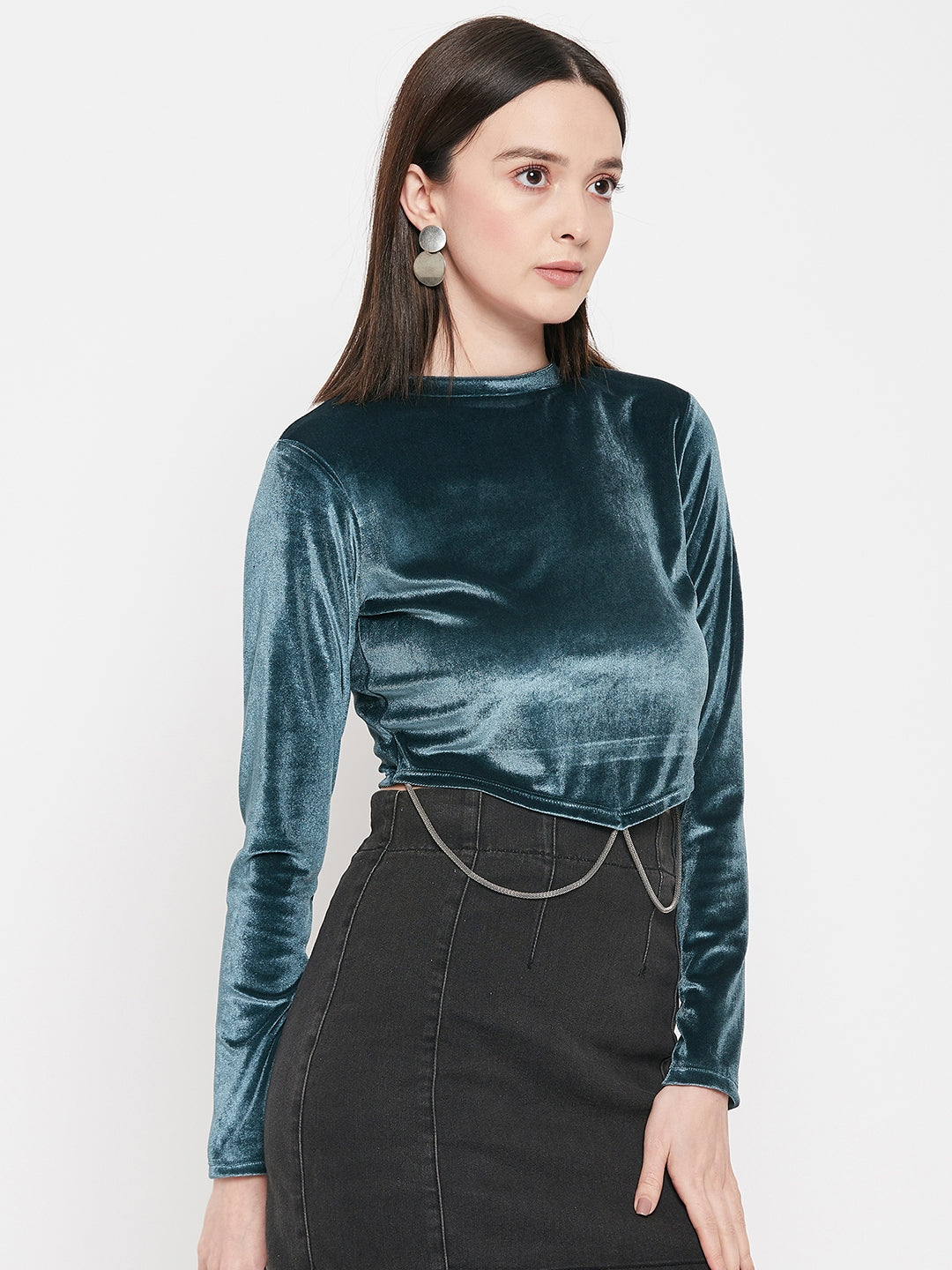 Camla Barcelona Turquoise Blue Top For Women