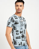 Camla Skyblue T- Shirt For Men