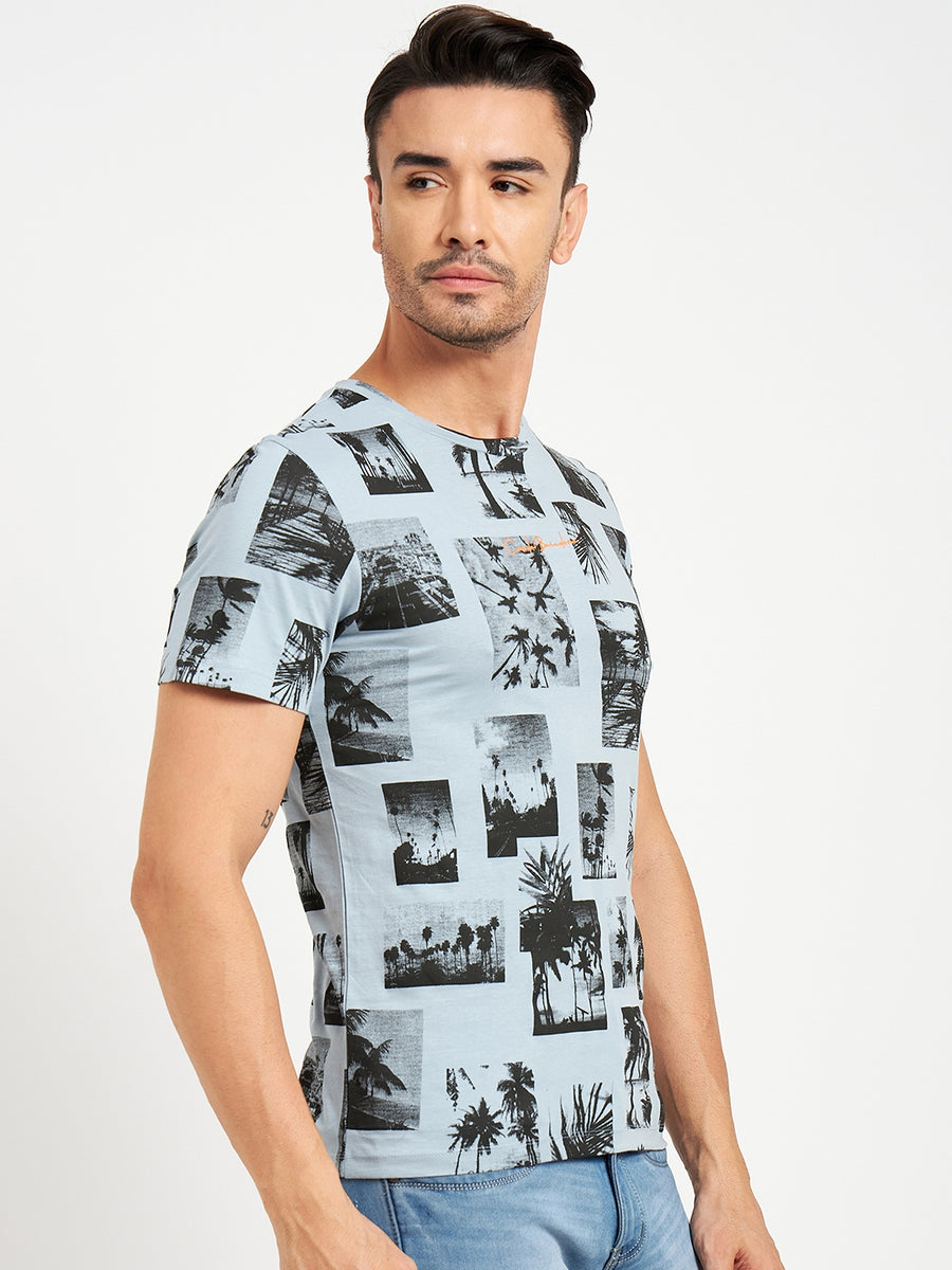 Camla Skyblue T- Shirt For Men