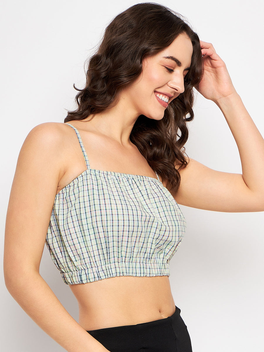 Camla Green  Top For Women