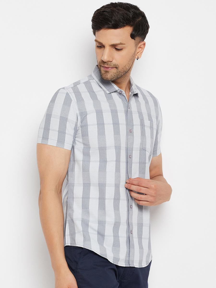Camla Blue Shirts For Men