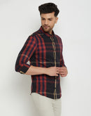 Camla Barcelona Chequered Black Shirt