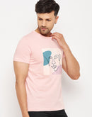 Camla Peach T- Shirt For Men