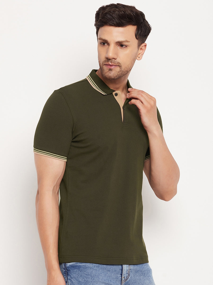 Camla T Green T-Shirt For Men