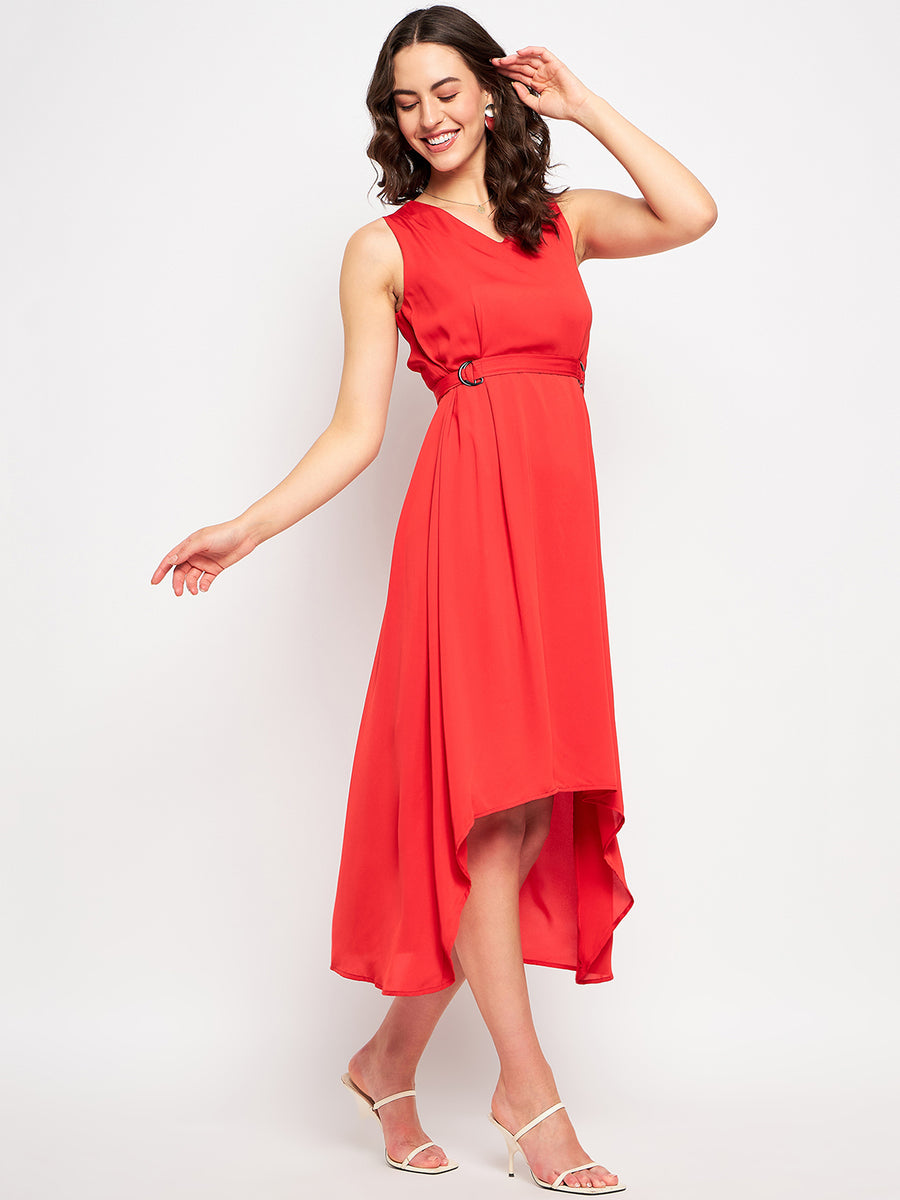 Camla Red Dress For Women