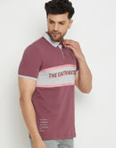 Camla Mauve T -Shirt For Men