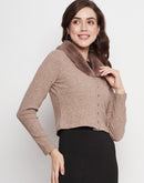 Madame Beige Kintted Top