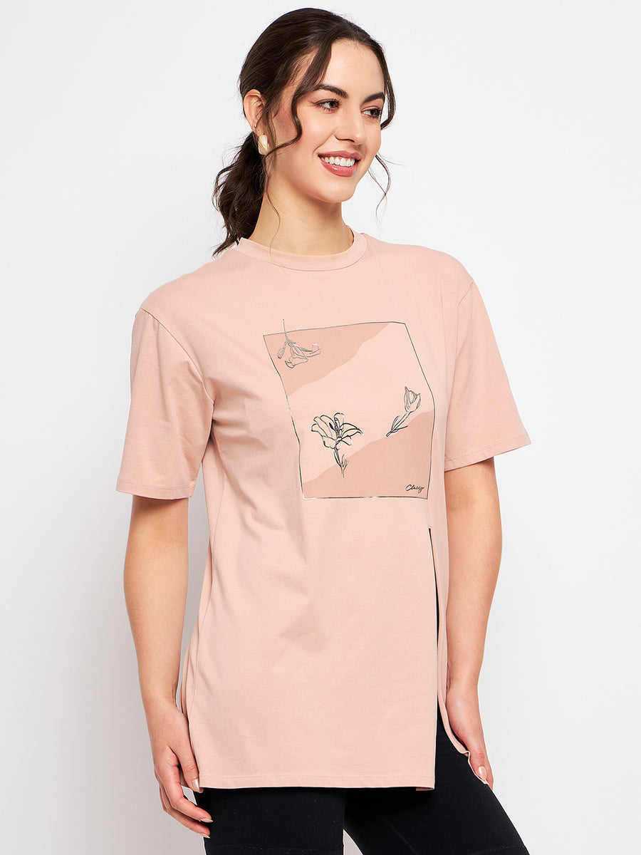 Camla Pink T- Shirt For Women