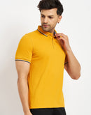 Camla Mustard T- Shirt For Men