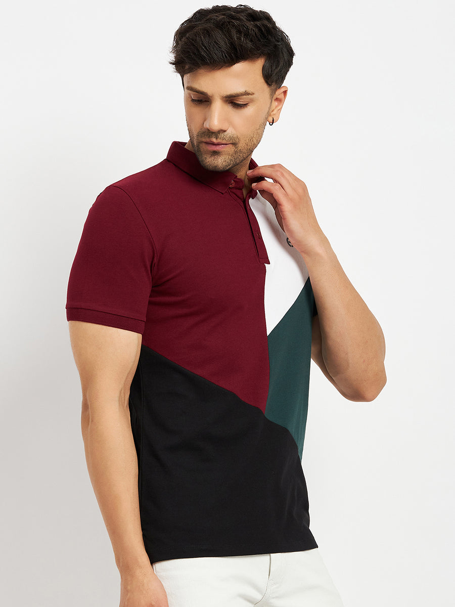 Camla Wine T- Shirt For Men