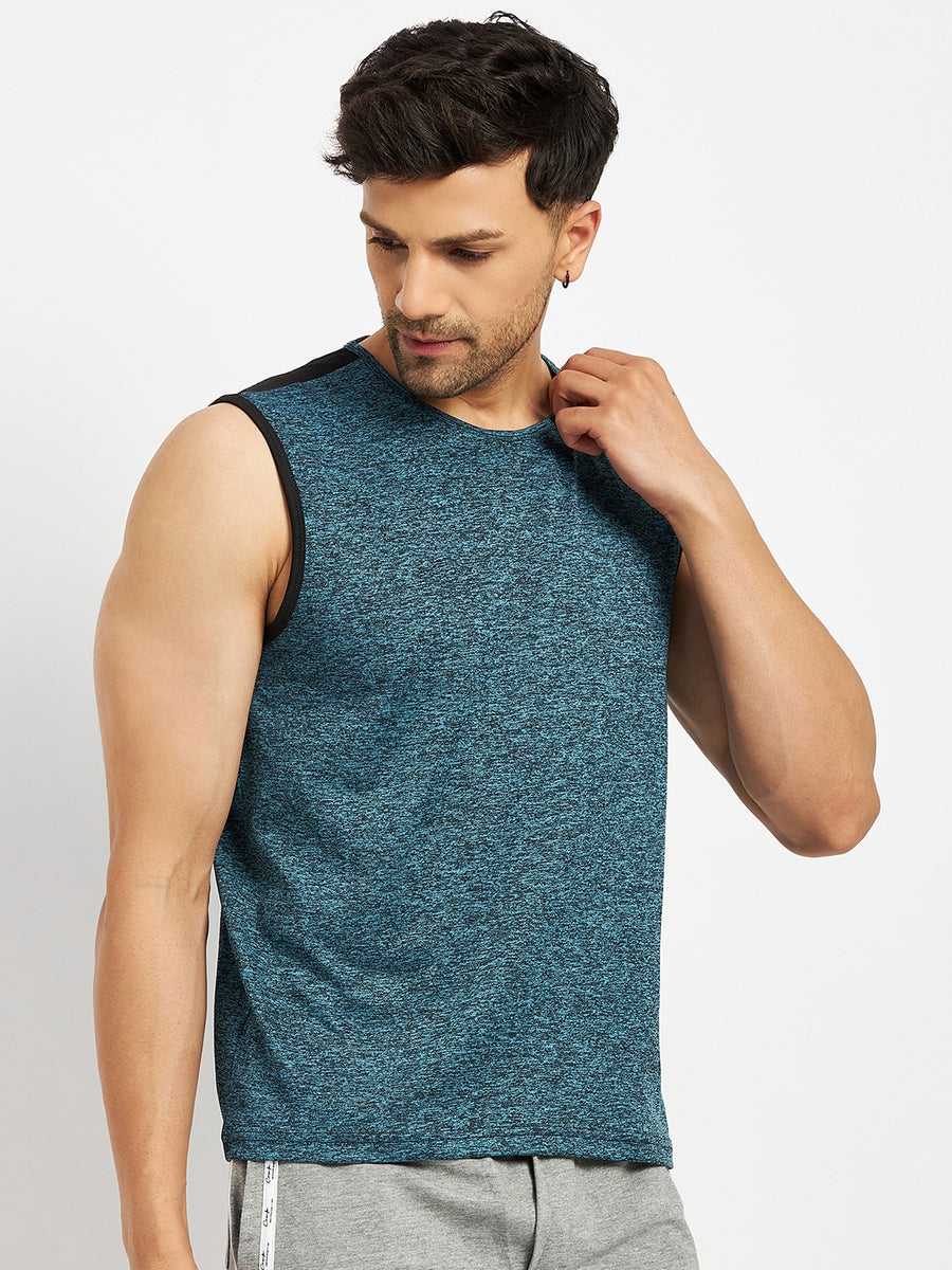 Camla Teal T- Shirt For Men