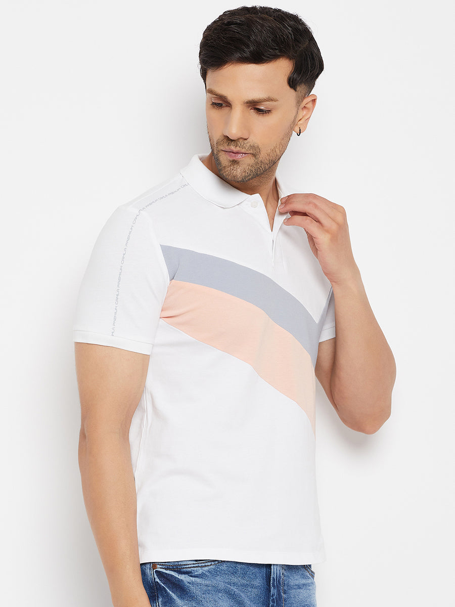 Camla White T- Shirt For Men