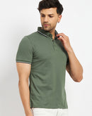 Camla Green T- Shirt For Men