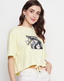 Camla Yellow Top For Women