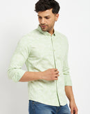 Camla Green Shirts For Men