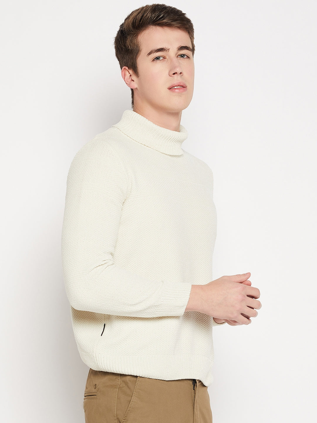 Camla Barcelona Off White Sweater For Men