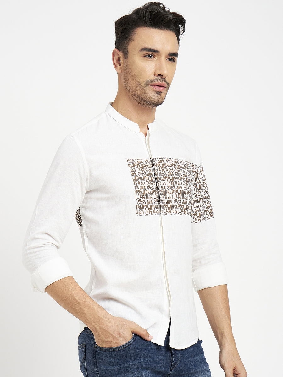 Camla Offwhite Shirts For Men