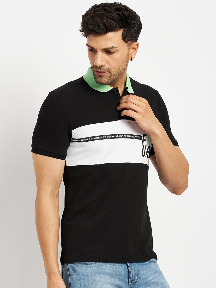 Camla Black T- Shirt For Men