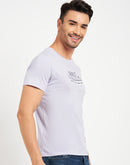 Camla Purple T- Shirt For Men