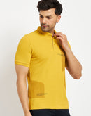 Camla Mustard T- Shirt For Men