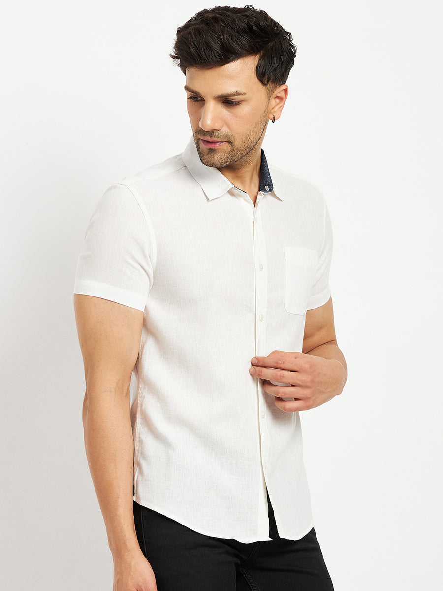 Camla White Shirts For Men