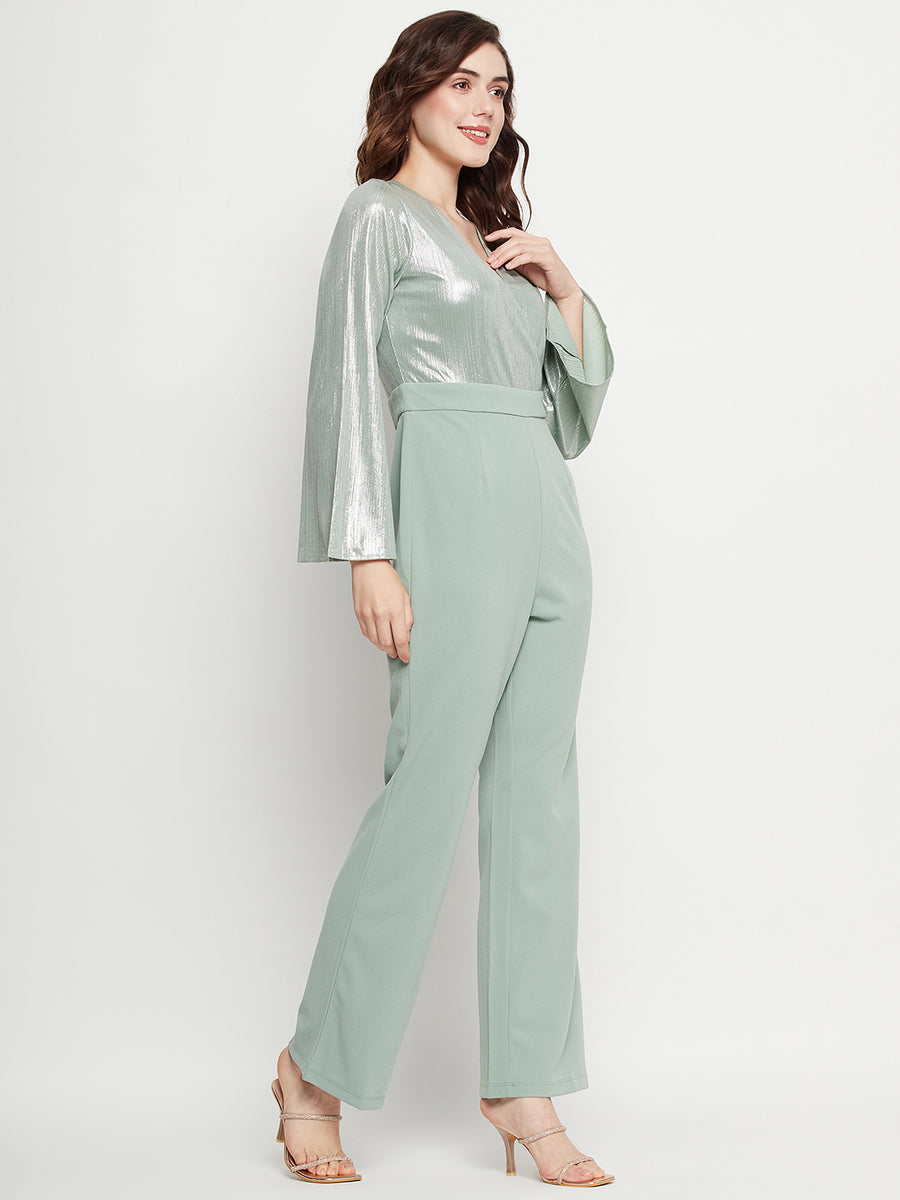 Camla Mint Jump Suits For Women