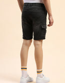 Camla Barcelona Lightly Washed Grey Flap Pocket Shorts