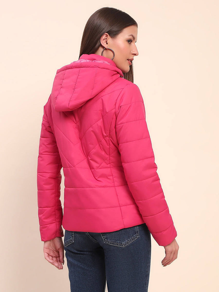 Camla Barcelona Quilted Hot Pink Jacket
