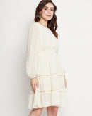 Camla Offwhite Dress For Women