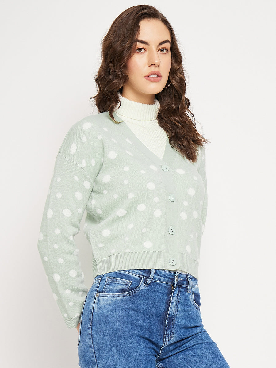 Camla Barcelona Mint Cardigans For Women