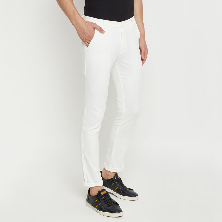 Camla White Trouser For Men