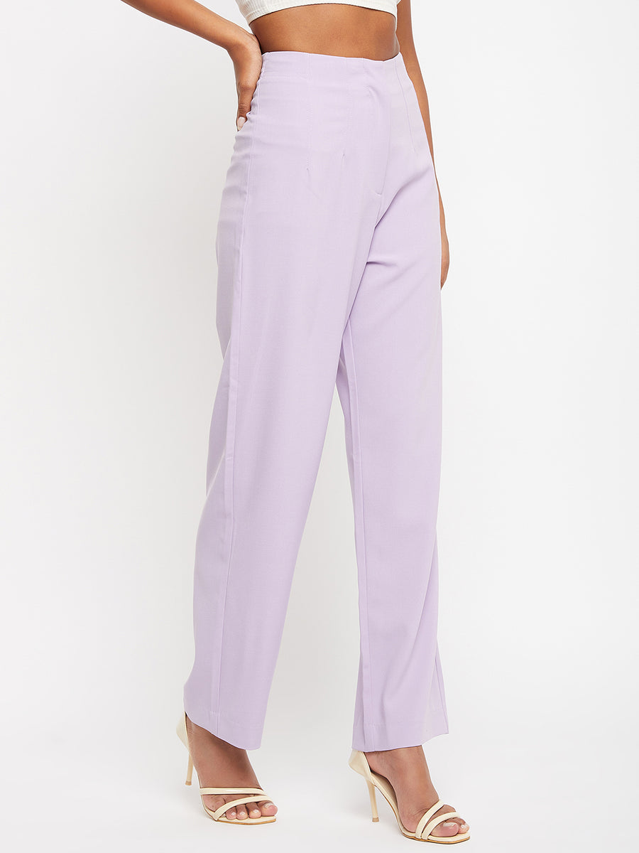 Camla Purple Trouser For Women