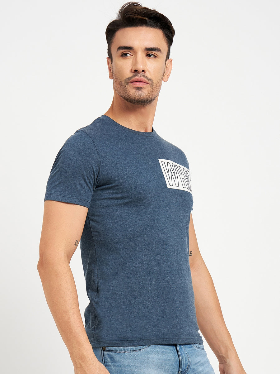 Camla Blue T- Shirt For Men