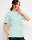 Camla Green T- Shirt For Women