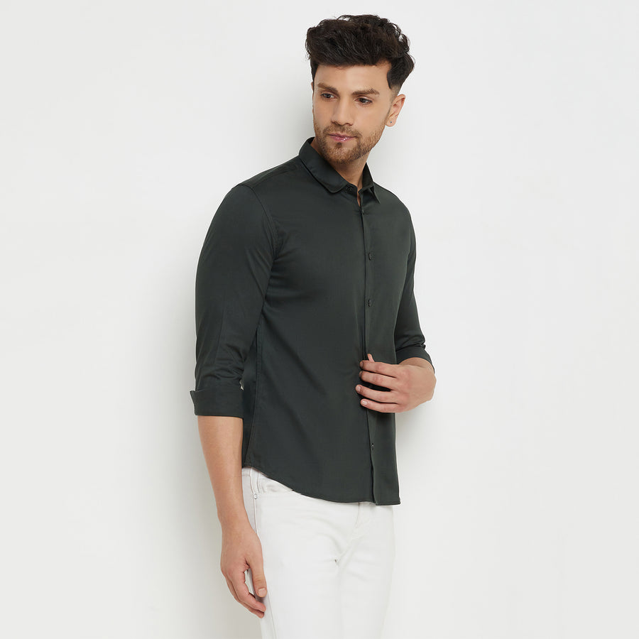 Camla Green Shirt For Men